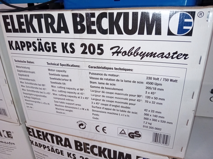 Elekra Beckum KGS 205